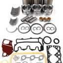 3LD1 Engine Overhaul Rebuild Kit Compatible with Isuzu Engine 3LD1 Compatible with IHI 35NX Fit for Hanix/Hitachi EX29 EX30 EX36 Excavator Engine Rebuild Kit Aftermarket Parts