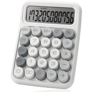 Mr. Pen- Mechanical Switch Calculator, 12 Digits, Large LCD Display, Gray Calculator Big Buttons
