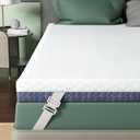 2 Inch Memory Foam Mattress Topper California King, Soft Mattress Topper for Pain Relief, Orthopedic Bed Topper with 2-Sided Breathable Cover, Ergonomic 5-Zone Design, CertiPUR-US Certified