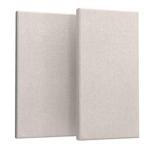 2 Pack Acoustic Panels 47.2"x23.6"x2" Soundproof Fiberglass Panels, Linen