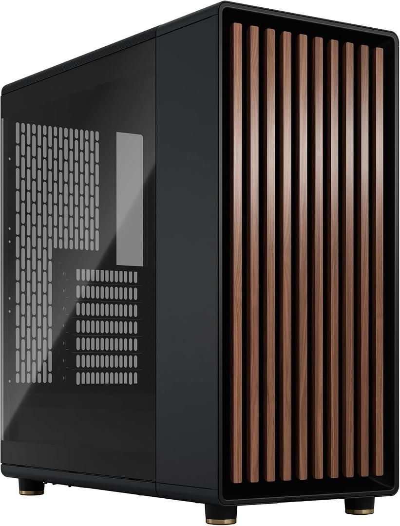 Fractal Design North Charcoal Black TG Dark Wood Natural Design ATX PC Case FD-C-NOR1C-02 CS8440