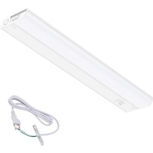 GETINLIGHT Inlight Plug-in Power Cord & 24'' Under Cabinet Light, 5000K