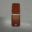 SHIELDON Genuine Leather Card Holder for Phone, Strong Magnetic Wallet for MagSafe with Adjustable Stand, RFID Blocking Mag Wallet for iPhone 17/17e/16/15/14/13/12/Pro/Max/Air/Plus Men & Women - Brown