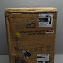 Uyittour Collapsible Wagon Cart Heavy Duty Foldable, Folding Beach Wagon with Big Wheels for Sand, Utility Grocery Cart with Side Pocket and Brakes for Camping Sports Outdoor Activities, Black