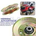 2 Pack 189993 Pulley Replaces 532193195 Pulley, 193195 Pulley, Craftsman 189993, 532189993, Craftsman 175080 Pulley, 532184058, 181775, 532181775 for Husqvarna GTH2548 GTH2248 Decks