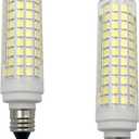 Lxcom Lighting E11 LED Corn Bulb Natural White 4000K 15W Dimmable Ceramic LED Light Bulbs 120W Equivalent 136 LEDs 2835 SMD 1500LM T3/T4 JD E11 Mini Base for Home Lighting, 2 Pack