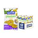 Goya Foods Plantain Chips, Garlic, 5 Ounce (Pack of 12), Best By: 10/19/2025
