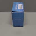 Britimes Coaster for Drinks Set of 6, Wooden Planks Blue Wood Paint Table Absorbent Round Ceramic Stone Mat, with Cork Base and Metal Holder, Gift for Housewarming Room Bar Decor