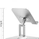 LISEN for iPad Stand Holder Adjustable Tablet Stand for Desk, 2026 Kids for iPad Accessories Rotating Display Stand PC Office Accessories for Desk Women Gifts Kindle Tablet PS Switch iPhone 11"-4.7"