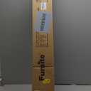 6.5ft Boho Beach Umbrella with Fringe, UPF 50+ Tassel Umbrellas with Carry Bag, Premium Wood Pole Foldable Patio Umbrella for Outdoor Holiday Garden Lawn Pool Yard Table (Pink Stripe)