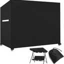 Outdoor Swing Cover 3 Triple Seater Waterproof Patio Swing Canopy Cover Hammock Covers Porch Swing Cover Replacement Hammock Glider Chair Cover Garden Furniture Swing Chair All Weather Protection