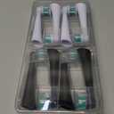 Replacement Heads Compatible with Oral B iO Electric Toothbrush, Soft Toothbrush Heads Fit for Oral-B iO 2/3/4/5/6/7/8/9/10 Series with Covers, White+Black 8pcs