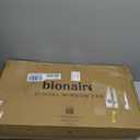 Bionaire Window Fan with Reversible Airflow Blades 3-Speed Settings, Programmable Thermostat, LED Display, Remote Control, Fits 2436" Windows, No Assembly Required