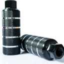 Bike Pegs 4.3" Length,Suitable for 14mm Axles, Freestyle BMX Bicycles,Durable and Stylish Non-Slip