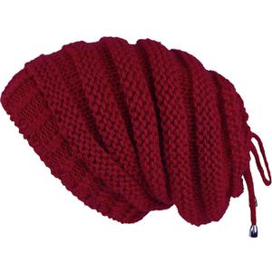 Lilax Cable Knit Slouchy Chunky Stripe Oversized Soft Warm Winter Beanie Hat