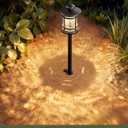 EDISHINE Low Voltage Landscape Lighting, 3.4W 155LM 12V 3000K Wired Pathway Lights, Outdoor Waterproof Electric Landscape Path Lights, 50,000H LED for Yard, Garden, Driveway, 4 Pack