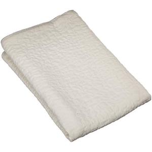 Natural Comfort Matelasse Pillow Sham Set, 20 by 20-Inch, Snow