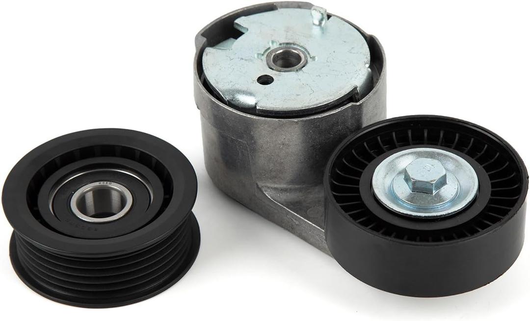 Tykick Tensioner Pulley Idler Pulley and Belt Tensioner Kit for Dodge Grand Caravan Charger Durango Journey Ram 1500 Chrysler 200 300 Town & Country Jeep Grand Cherokee 3.6L V6 Replaces 39282 + 38082 Tykick Tensioner Pulley Idler Pulley and Belt Tensioner Kit for Dodge Grand Caravan Charger Durango Journey Ram 1500 Chrysler 200 300 Town & Country Jeep Grand Cherokee 3.6L V6 Replaces 39282 + 38082