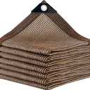 80% Shade Cloth, Durable Mesh Tarp with Grommets, Garden Sunblock Shade Cloth Shading Antifreezing for Plants Cover, Greenhouse, Barns Kennel, Patio, Tomatoes