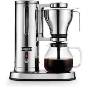 aarke Drip Coffee Maker with 42oz Glass Carafe, Stainless Steel