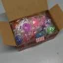 40Pcs Mochi Squishys Toys Mini Squishies 2nd Generation Glitter Animal Squishies Party Favors for Kids Adults Stress Relief Toy Treasure Box Prize Classroom Valentine Prizes Easter Egg Fillers
