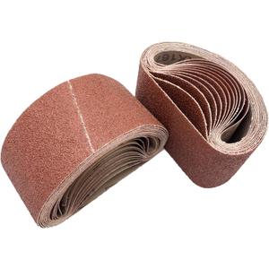 24 Pack 2-1/2x16-inch Sanding Belts, Aluminum Oxide Abrasive Sandpaper for 2.5 x 16 Belt Sander, 6 Each of 40 80 120 240 Grits