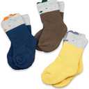 3 Pairs Ultra Thick Warm Toddler Socks Baby Boy and Girl winter Socks Infant Socks Kid Sock Warm Cotton Crew Socks (Brown Bear)