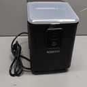 Igloo Portable Ice Maker with Scoop & Basket- Ice Maker with LED Control Panel & 1.5 Quart Water Tank-Ice Cube Maker Produces 26 Lbs. of Ice in 24 Hours With 8 Large or Small Cubes In 7 Minutes- Black