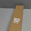 REKITA No Drill Shower Shelf Organizer, 40cm Stainless Steel Bathroom Storage with 4 Removable Hooks, Adhesive Wall Mounted Shower Caddy, Rustproof Bath Shelf for Bathroom Kitchen Living Room (White)