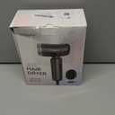 SUPGALIY Dual Voltage Hair Dryer, High-Speed Ionic Blow Dryer for Fast Drying, Travel Compact Hair Blow Dryer with Magnetic Curly Diffuser for Home, Portable Hairdryer International 100-240V (Grey)