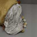 Lined White Pom poms Luxury Curtain for Living Room Foil Silver Blackout Velvet 2 Panels Curtains Set Luxury Tassel Bedroom Curtains(Lined-White,(52W96L) 2)