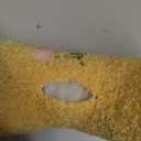 U-Shaped Calming Pillow for Cats and Dogs - Super Soft Plush Fabric, Cozy Headrest, Neck Support for Deep Sleep, Kitten Headrest, Pet Bed (Yellow)