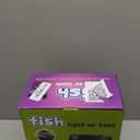 Toycol Fake Fish Lamp, Nightly Lifelike Desk Electric Mood Light, LED Light Tank with 6 Color Changing and (5 Fake Fish) Mini Aquarium for Home Office Deco Adults, Gifts for Kids and Adults