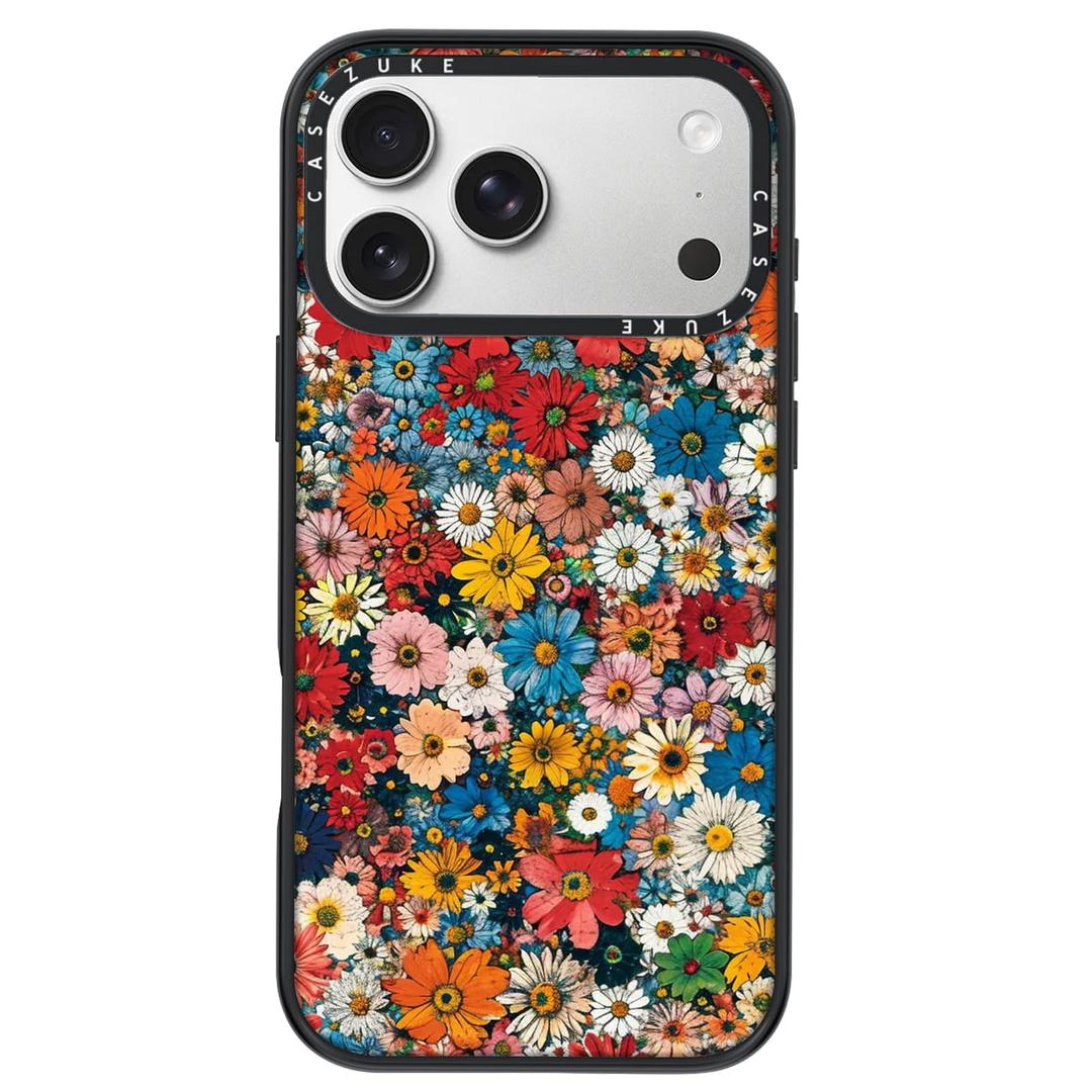 Clear TPU Phone Case Cover for iPhone with Design, Drop Protection, Cute Case for Girl Women (Flower2, iPhone 17 Pro Max)