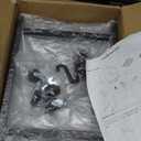 Garden Organizer With Wheels, Yard Tower Rack for Garage Storage, Up to 35 Long-Handled Tools, Sturdy Metal Steel Holder With 3 Hooks, Outdoor, Black