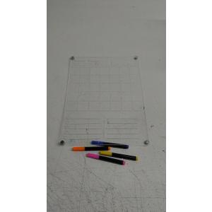  Clear Monthly Planner With 4 Markers