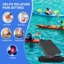 Thicken 19.7in Seat Cushion, Gel Seat Cushion for Long SittingOffice Chair, Wheelchair, Car Cushion, Large Cooling Pad for Back Pain, Sciatica, Tailbone Pain Relief