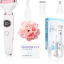Womens Personal Groomers4-in-1 Electric Razor face Razors&Nose Trimmer Women-Personal Shaver for Women