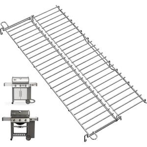 66044 Warming Rack for Weber GS4 Genesis II 300 Series E325 S335 Parts
For weber genesis warming rack II E310 E315 E330 S335 S345 Ex335, warming grates for weber 61000001, flip design, 25 3/4"