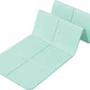 Kanonmaori Foldable Yoga Mat for Travel 72"x 31.5"x 0.31"Inch, 8mm Thick Folding Exercise Mat, Non-slip Pilates Mat for Women & Men, Travel Yoga Mat Packable for Workout and Fitness (green）