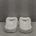 Knee Pillow for Side Sleepers, Memory Foam Leg Pillow for Side Sleeping, Between Legs Pillow for Relief Sciatica Hip Lower Back Pain, White