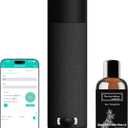 Smart Waterless Essential Oil Diffuser, Scent Air Machine for Home, Aromatherapy Scent Diffuser with Roy Tranquility Oil, Covers Up to 1000 Sq.Ft, Quiet Cold-Air Tech Machine for Hotel, Spa (Black)