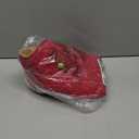 azuza Dog Jacket Waterproof & Windproof Dog Coat for Small Dogs with Thick Fleece, High Collar with Leash Hole, Adjustable Velcro & Elastic Belly, Red L