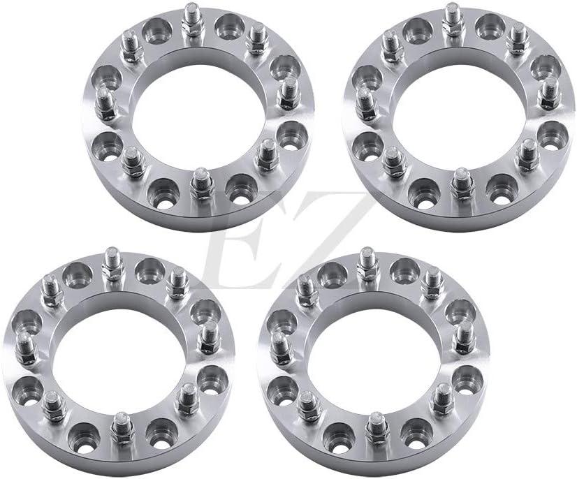 ezaccessory 4 Billet Wheel Adapter 8x6.5 to 8x180 Fits Chevy GMC 2500HD 3500HD 1999-2010 to Mount 2011-2025 Wheels 1.5" Thick