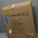 LEIKE Metal Large Wall Clock 24IN Black, Retro Silent Quartz Battery Operated, Decorative for Patio, Kitchen, Living Room, Bedroom, Pool