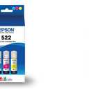 EPSON EcoTank Ink Bottle Color Combo Pack (T522520-S) Works with EcoTank ET-2720, ET-2800, ET-2803, ET-2840, ET-4700, ET-4800, ET-4810