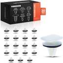 A-Premium Nylon Rocker Molding Retainer Clips with Sealer Compatible with Hyundai Elantra Accent Tucson 2012-2024 Kia Optima Rio 2012-2024 & More - Wear Resistant, 20 PCS (1.06 oz)