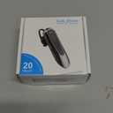 Link Dream Bluetooth Earpiece Wireless CVC8.0 Headset for Cell Phone Dual Mic Noise Canceling Earpiece Phone with Mute Key 20H Talk 180 Days Standby for iPhone Android Home Office Driving (Pack of 1)