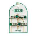Wicked Emerald City Rhinestone Salon Clips - Hair Clips - Hair Clips for Women - Gifts for Her - Hair Accessories -Scunci by Conair - 2PK (1 Count (Pack of 1), Green)