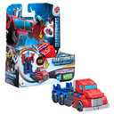 Transformers Toy EarthSpark 1-Step Flip Changer Optimus Prime Action Figure (10 cm), Robot Toy, from 6 Years